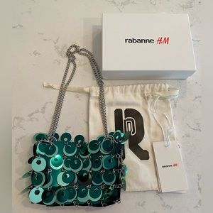 Paco Rabanne x H&M Disco-Embellished Bag - Green